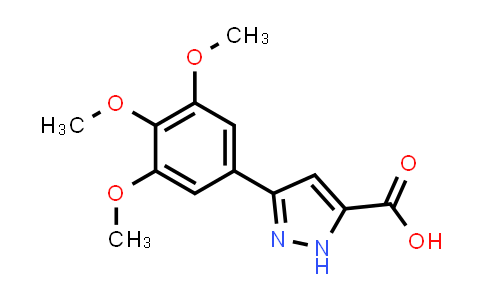 CAS No. 1319125-29-5, 3-(3,4,5-Trimethoxyphenyl)-1H-pyrazole-5-carboxylic acid