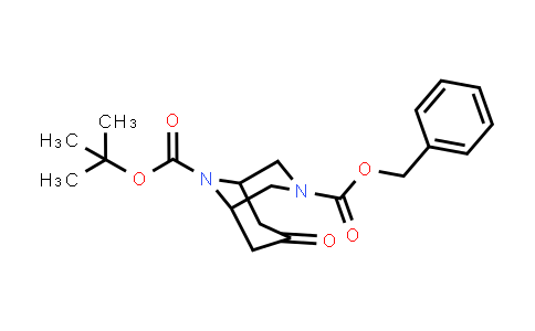 CAS No. 1319258-09-7, 3-Benzyl 9-(tert-butyl) 7-oxo-3,9-diazabicyclo[3.3.1]nonane-3,9-dicarboxylate