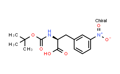 CAS No. 131980-29-5, (S)-2-((tert-Butoxycarbonyl)amino)-3-(3-nitrophenyl)propanoic acid