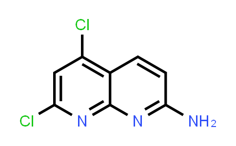 CAS No. 131998-24-8, 5,7-Dichloro-1,8-naphthyridin-2-amine