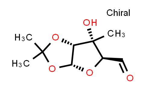 CAS No. 132024-67-0, (3aR,5S,6R,6aR)-6-Hydroxy-2,2,6-trimethyltetrahydrofuro[2,3-d][1,3]dioxole-5-carbaldehyde
