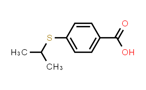 CAS No. 13205-50-0, 4-(Isopropylthio)benzoic acid