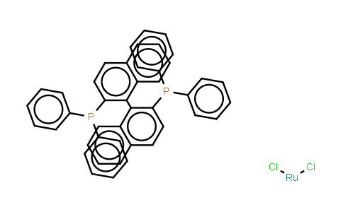 CAS No. 132071-87-5, Dichloro [(R)-(+)-2,2'-bis(diphenylphosphino)-1,1'-binaphathyl] ruthenium(II)