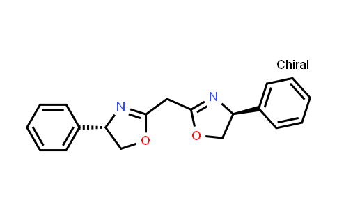 CAS No. 132098-59-0, Bis((S)-4-phenyl-4,5-dihydrooxazol-2-yl)methane