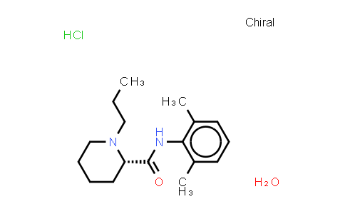 CAS No. 132112-35-7, Ropivacaine (hydrochloride monohydrate)