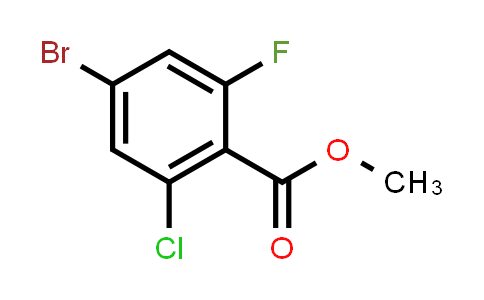 CAS No. 1321613-02-8, Methyl 4-bromo-2-chloro-6-fluorobenzoate