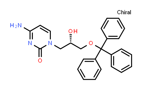 CAS No. 132336-30-2, (S)-4-amino-1-(2-hydroxy-3-(trityloxy)propyl)pyrimidin-2(1H)-one
