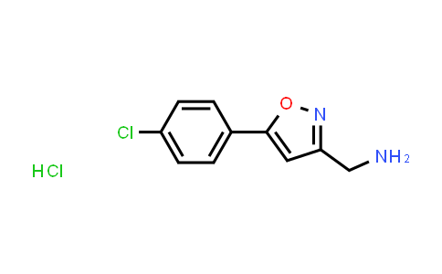CAS No. 1323699-63-3, (5-(4-Chlorophenyl)isoxazol-3-yl)methanamine hydrochloride