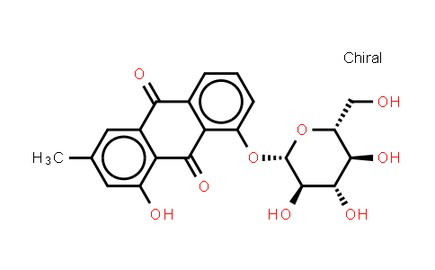 CAS No. 13241-28-6, Chrysophanol 8-O-glucoside