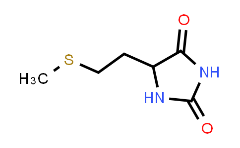 CAS No. 13253-44-6, 5-(2-(Methylthio)ethyl)imidazolidine-2,4-dione