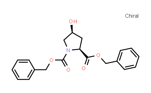 CAS No. 132592-07-5, (2S,4S)-Dibenzyl 4-hydroxypyrrolidine-1,2-dicarboxylate