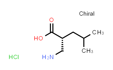 CAS No. 132605-95-9, (R)-2-(Aminomethyl)-4-methylpentanoic acid hydrochloride