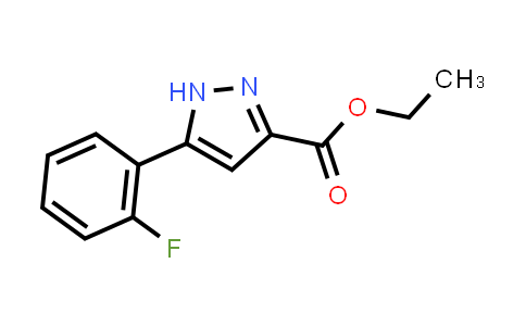 CAS No. 1326810-58-5, Ethyl 5-(2-fluorophenyl)-1H-pyrazole-3-carboxylate