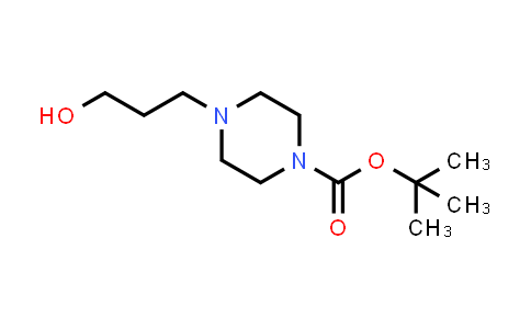 CAS No. 132710-90-8, tert-Butyl 4-(3-hydroxypropyl)piperazine-1-carboxylate