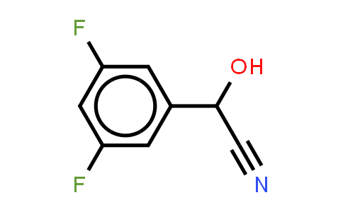 CAS No. 132741-32-3, Benzeneacetonitrile, 3,5-difluoro-a-hydroxy-