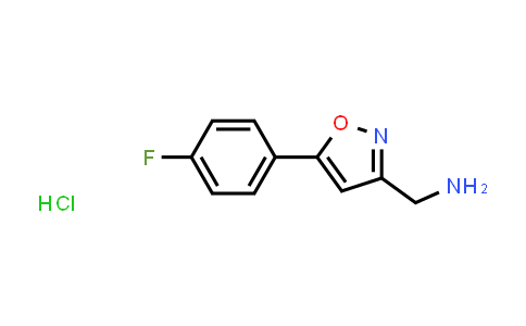 CAS No. 1327645-29-3, (5-(4-Fluorophenyl)isoxazol-3-yl)methanamine hydrochloride