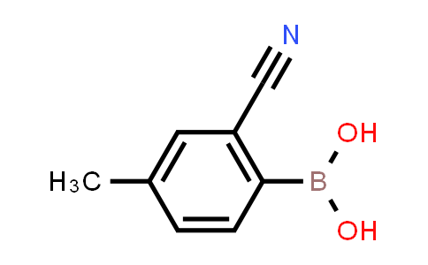CAS No. 1328882-30-9, (2-Cyano-4-methylphenyl)boronic acid