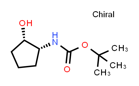 CAS No. 1330069-67-4, tert-Butyl (1R,2S)-2-hydroxycyclopentylcarbamate