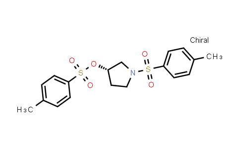 CAS No. 133034-01-2, (S)-1-tosylpyrrolidin-3-yl 4-methylbenzenesulfonate