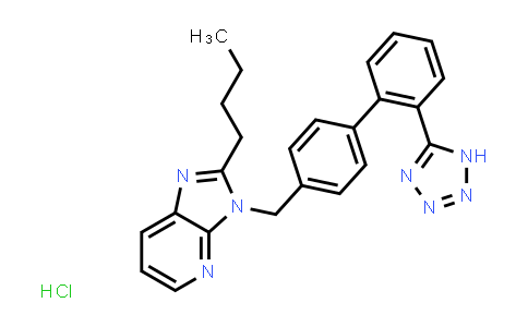 MC517962 | 133051-60-2 | 3H-Imidazo[4,5-b]pyridine, 2-butyl-3-[[2'-(1H-tetrazol-5-yl)[1,1'-biphenyl]-4-yl]methyl]-, monohydrochloride