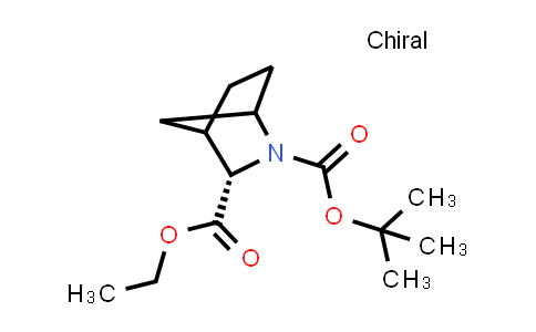 CAS No. 1330750-04-3, 2-(tert-Butyl) 3-ethyl (3S)-2-azabicyclo[2.2.1]heptane-2,3-dicarboxylate
