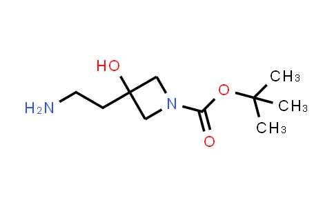 CAS No. 1330763-29-5, tert-Butyl 3-(2-aminoethyl)-3-hydroxyazetidine-1-carboxylate