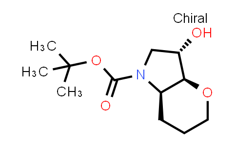 CAS No. 1330766-33-0, tert-Butyl (3S,3aS,7aR)-3-hydroxyhexahydropyrano[3,2-b]pyrrole-1(2H)-carboxylate