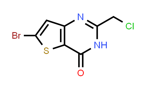 CAS No. 1330782-89-2, 6-Bromo-2-(chloromethyl)thieno[3,2-d]pyrimidin-4(3H)-one