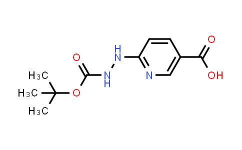 CAS No. 133081-25-1, 6-(2-(tert-Butoxycarbonyl)hydrazinyl)nicotinic acid