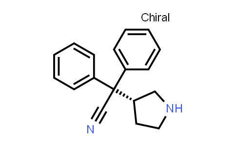 CAS No. 133099-12-4, (R)-2,2-diphenyl-2-(pyrrolidin-3-yl)acetonitrile