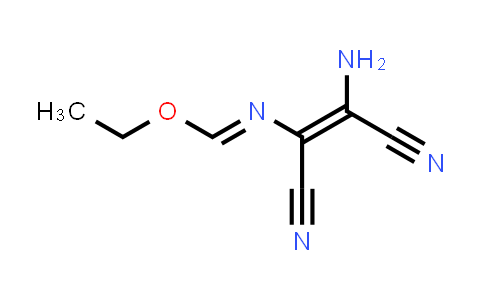 CAS No. 133123-63-4, Ethyl (E)-N-((Z)-2-amino-1,2-dicyanovinyl)formimidate