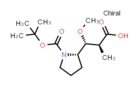 133164-08-6 | (2S,3R)-3-((S)-1-(tert-butoxycarbonyl)pyrrolidin-2-yl)-3-methoxy-2-methylpropanoic acid