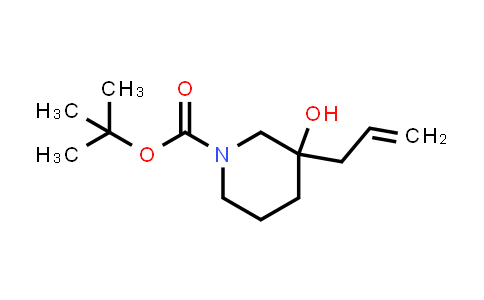 CAS No. 1331825-48-9, tert-Butyl 3-hydroxy-3-(prop-2-en-1-yl)piperidine-1-carboxylate