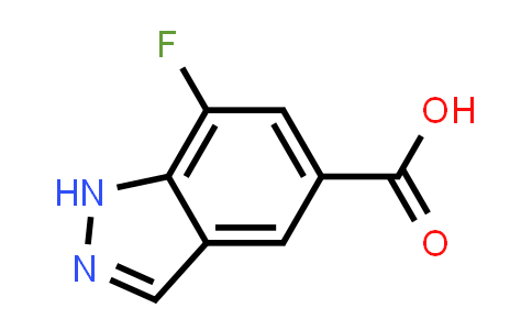 CAS No. 1332370-59-8, 7-Fluoro-1H-indazole-5-carboxylic acid