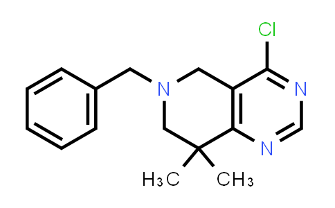 CAS No. 1332455-40-9, 6-Benzyl-4-chloro-8,8-dimethyl-5,6,7,8-tetrahydropyrido[4,3-d]pyrimidine