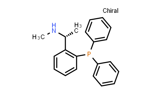 CAS No. 1332500-23-8, (R)-1-(2-(Diphenylphosphanyl)phenyl)-N-methylethan-1-amine