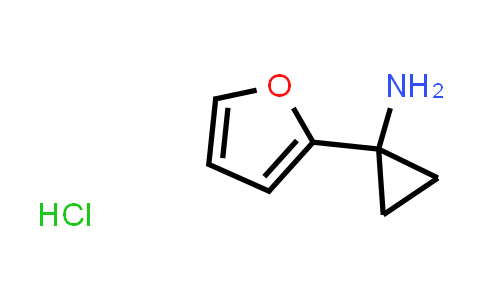 CAS No. 1332529-60-8, Cyclopropanamine, 1-(2-furanyl)-, hydrochloride (1:1)