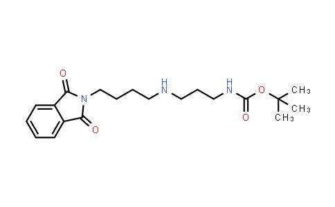 CAS No. 133264-69-4, Carbamic acid, [3-[[4-(1,3-dihydro-1,3-dioxo-2H-isoindol-2-yl)butyl]amino]propyl]-, 1,1-dimethylethyl ester