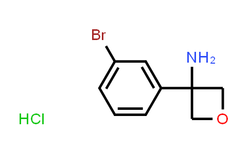 CAS No. 1332765-79-3, 3-(3-Bromophenyl)oxetan-3-amine hydrochloride