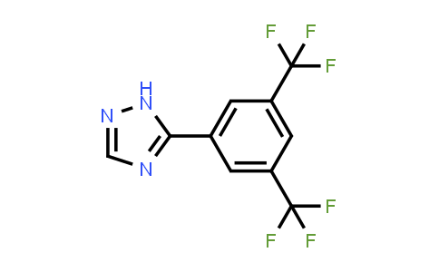 CAS No. 1333154-10-1, 5-[3,5-Bis(trifluoromethyl)phenyl]-1H-1,2,4-triazole