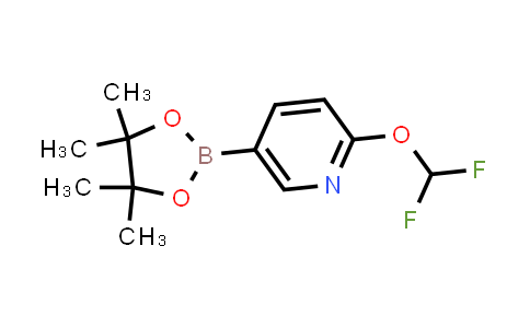 CAS No. 1333222-12-0, 2-(Difluoromethoxy)-5-(4,4,5,5-tetramethyl-1,3,2-dioxaborolan-2-yl)pyridine