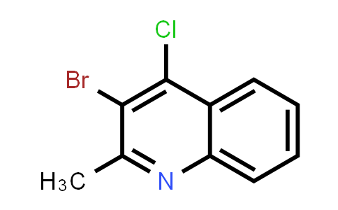 CAS No. 1333256-98-6, 3-Bromo-4-chloro-2-methylquinoline