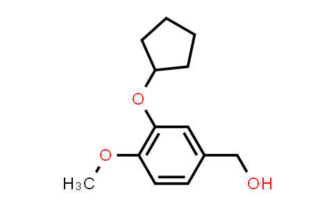 CAS No. 133332-49-7, (3-(Cyclopentyloxy)-4-methoxyphenyl)methanol