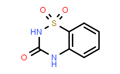 CAS No. 13338-00-6, 2H-Benzo[e][1,2,4]thiadiazin-3(4H)-one 1,1-dioxide