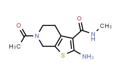 CAS No. 1333960-87-4, 6-Acetyl-2-amino-N-methyl-4,5,6,7-tetrahydrothieno[2,3-c]pyridine-3-carboxamide
