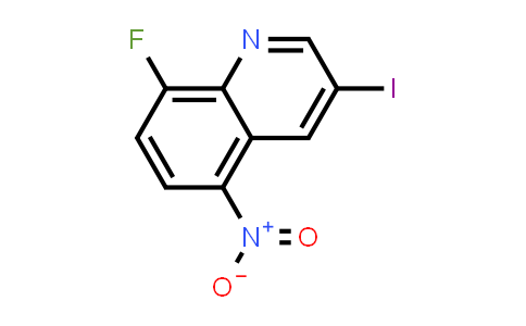 CAS No. 1334148-68-3, 8-Fluoro-3-iodo-5-nitroquinoline