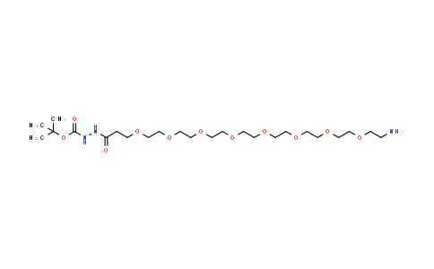 CAS No. 1334169-96-8, Amino-PEG8-hydrazide-Boc