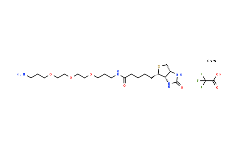 CAS No. 1334172-59-6, Biotin-C1-PEG3-C3-amine (TFA)