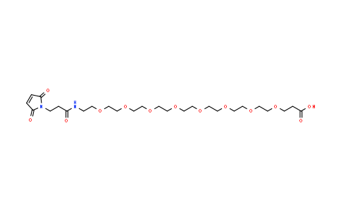 CAS No. 1334177-86-4, Mal-amido-PEG8-C2-acid