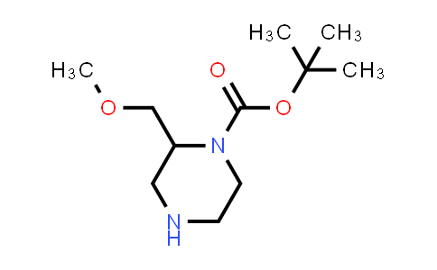 CAS No. 1334336-12-7, tert-Butyl 2-(methoxymethyl)piperazine-1-carboxylate